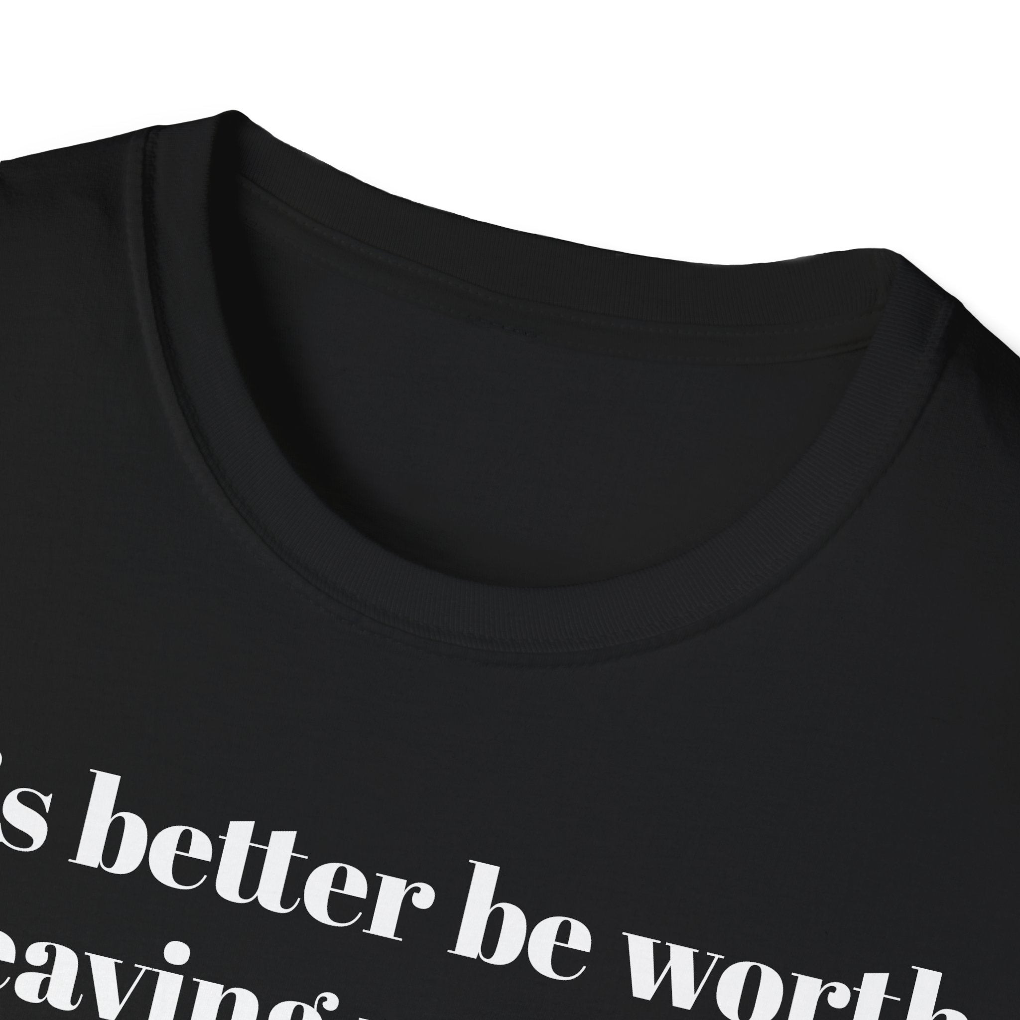 T-Shirt — "This better be worth leaving my dog." Dog Lover Tee