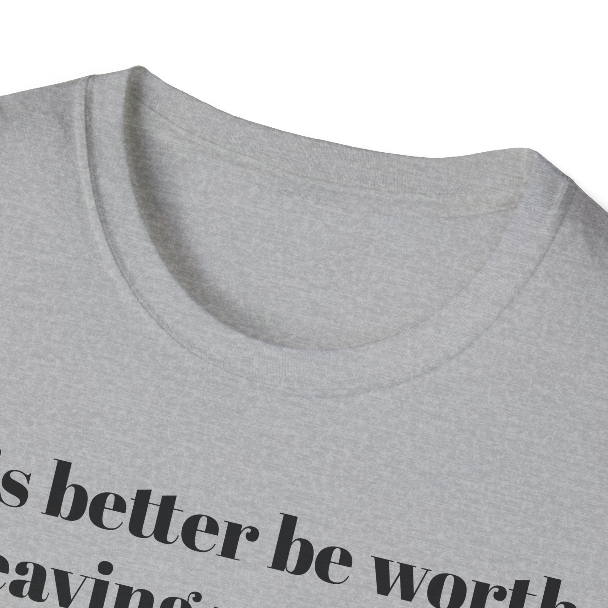 T-Shirt — "This better be worth leaving my dog." Dog Lover Tee