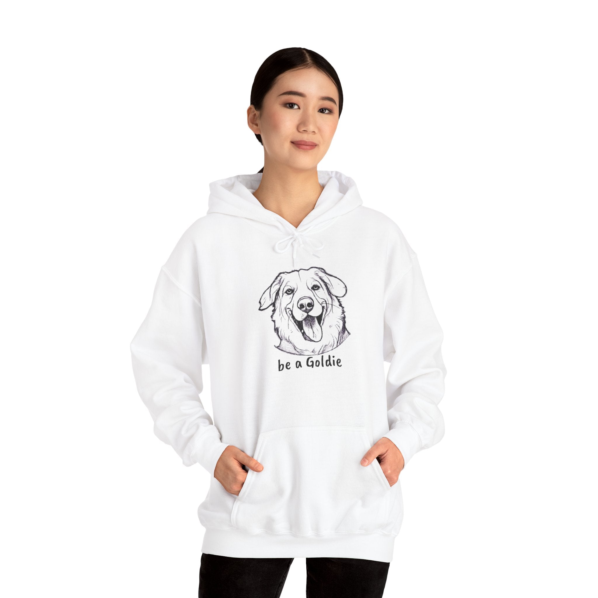Golden Retriever Hoodie - "be a Goldie" Cute Dog Lover Pullover