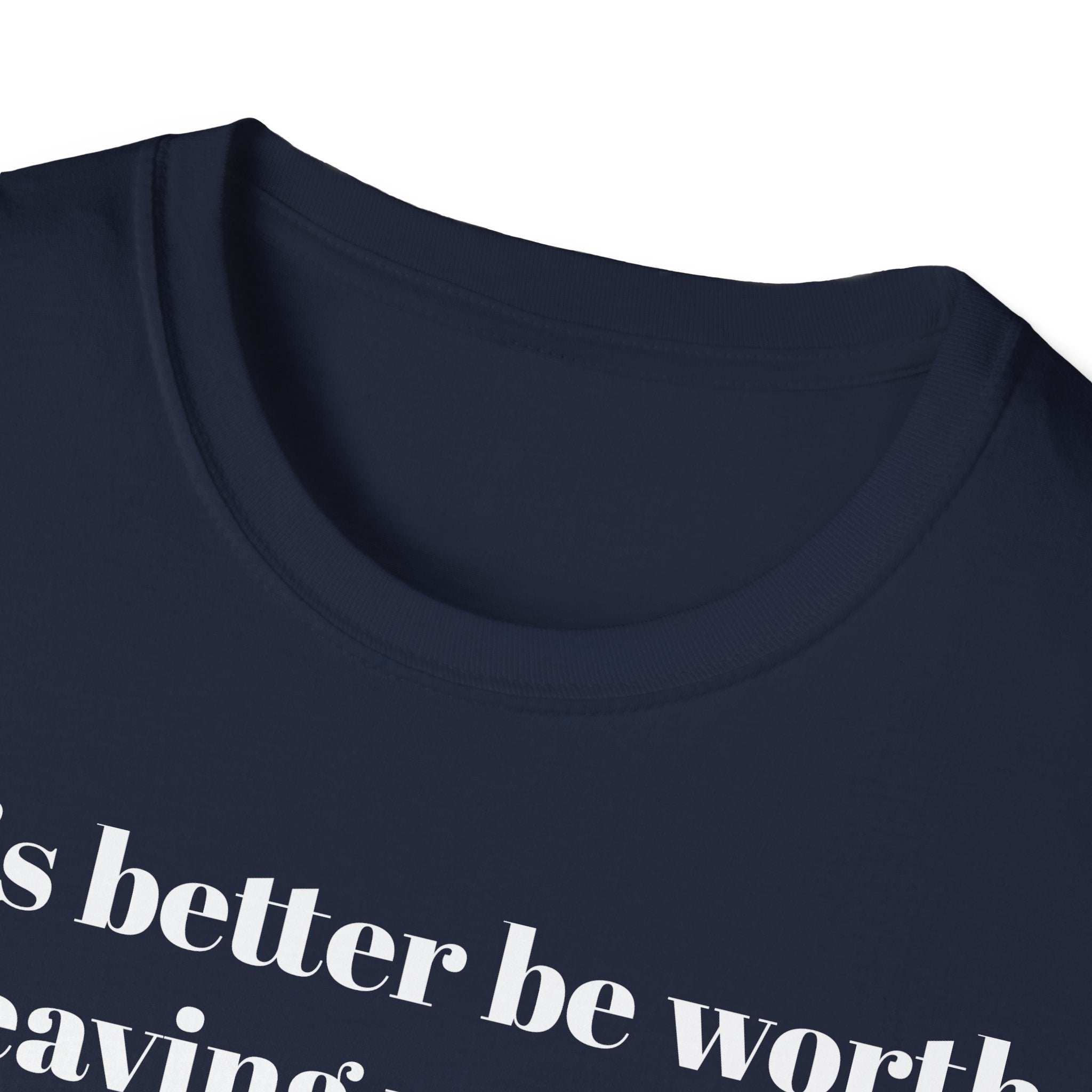 T-Shirt — "This better be worth leaving my dog." Dog Lover Tee