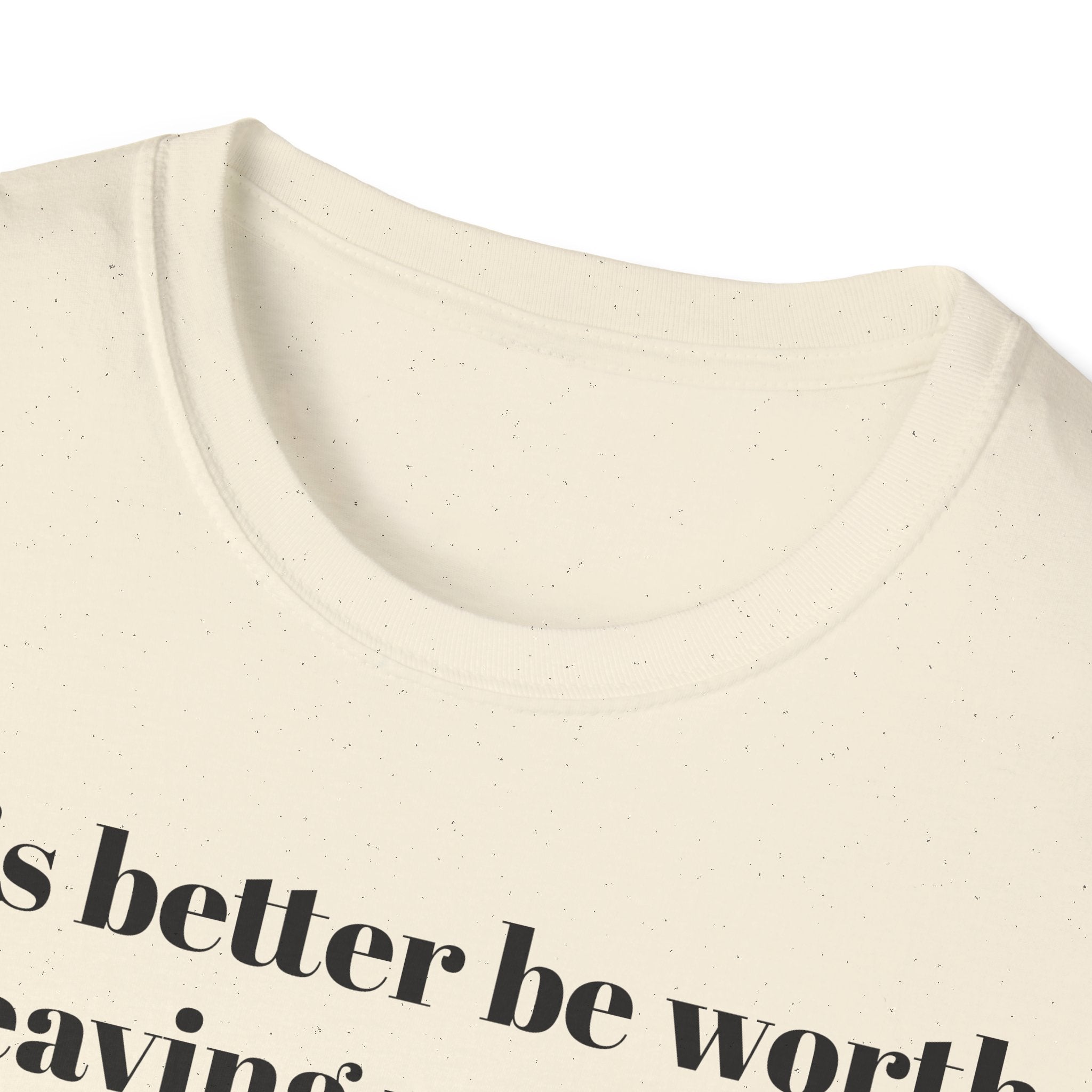T-Shirt — "This better be worth leaving my dog." Dog Lover Tee