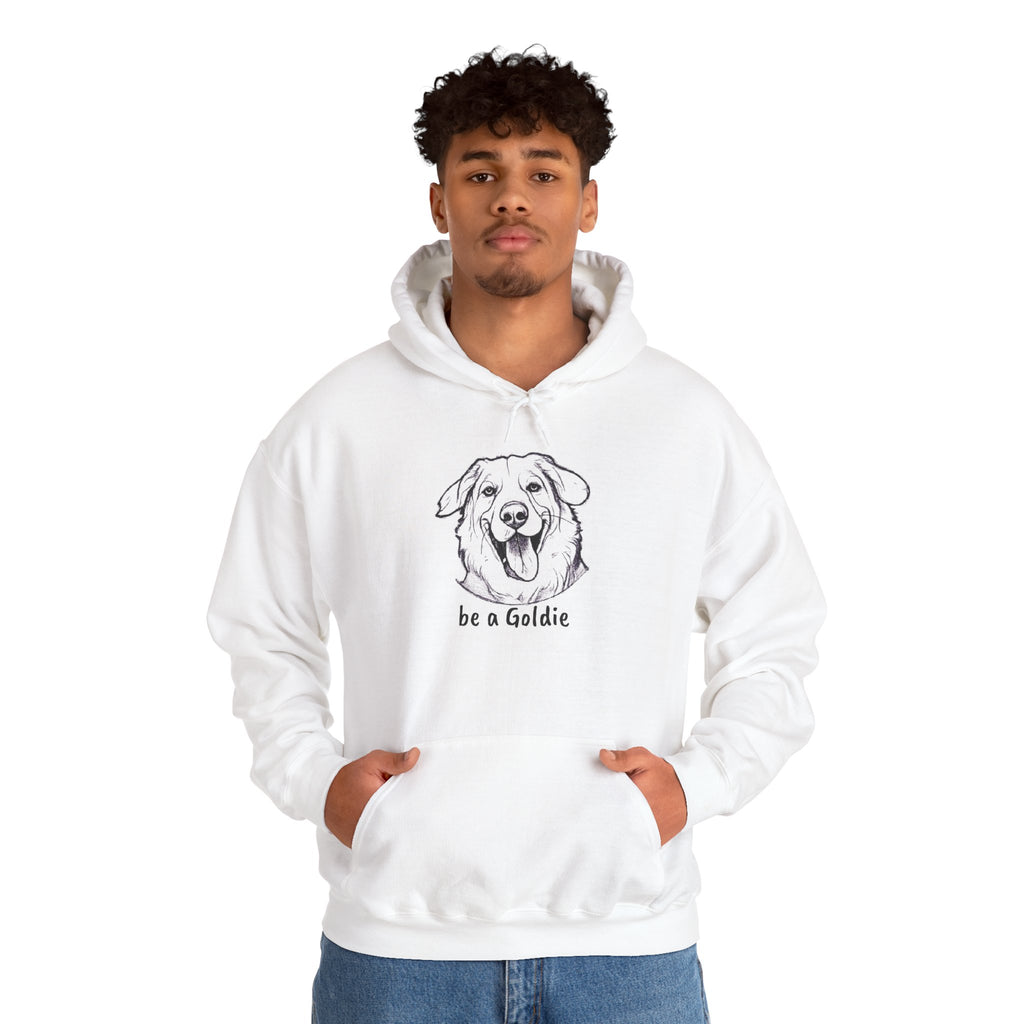 Golden Retriever Hoodie - "be a Goldie" Cute Dog Lover Pullover